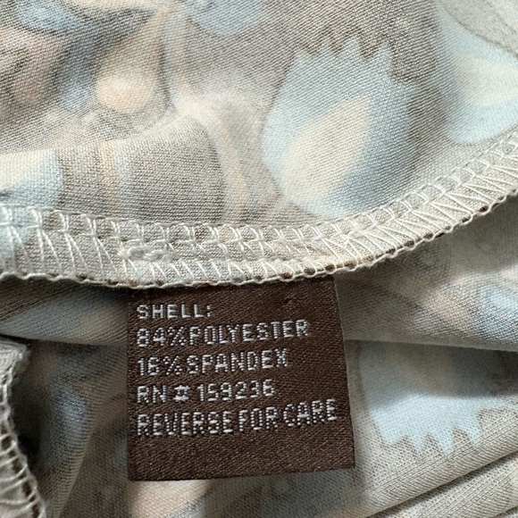 J. McLaughlin Berlin Dress in Atlas Tile. Very Cute Brown, Pastel Blue, Orange. - Picture 8 of 13